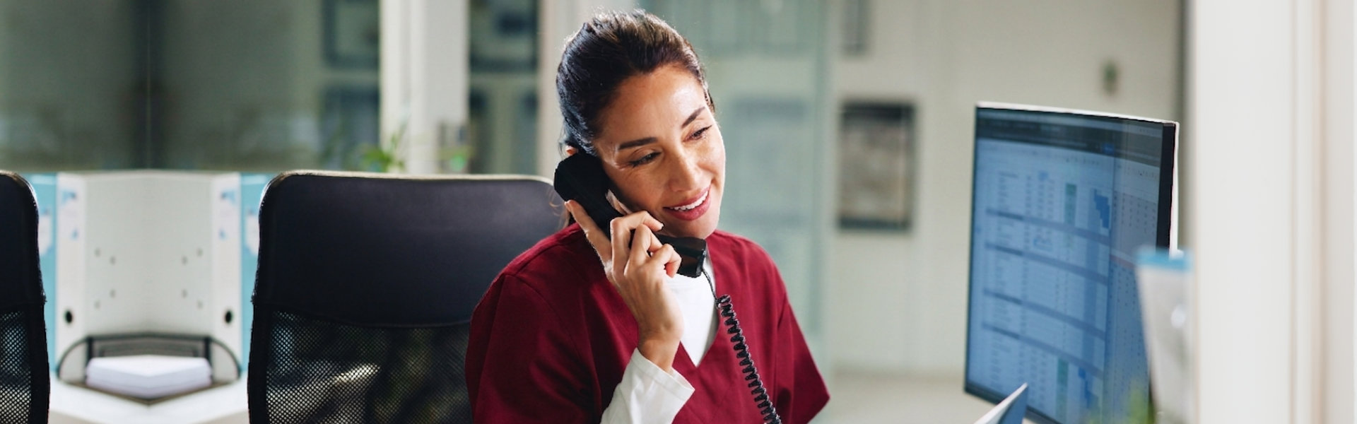 woman on a call