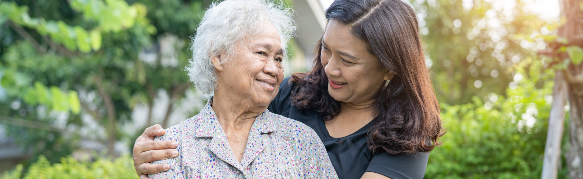 caregiver and her patient